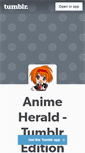 Mobile Screenshot of animeherald.tumblr.com