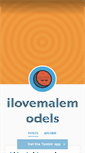 Mobile Screenshot of ilovemalemodels.tumblr.com