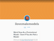Tablet Screenshot of ilovemalemodels.tumblr.com