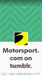 Mobile Screenshot of motorsportcom.tumblr.com