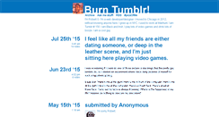 Desktop Screenshot of burn.tumblr.com