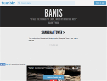 Tablet Screenshot of banis.tumblr.com