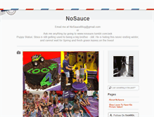 Tablet Screenshot of nosauce.tumblr.com