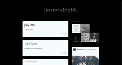 Desktop Screenshot of im-not-alright.tumblr.com