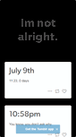 Mobile Screenshot of im-not-alright.tumblr.com