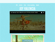 Tablet Screenshot of joyvalenciamusic.tumblr.com