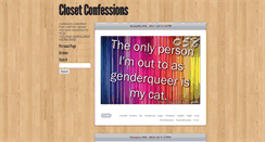 Desktop Screenshot of closetconfessions.tumblr.com