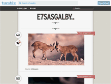 Tablet Screenshot of e7sasglby.tumblr.com