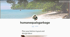 Desktop Screenshot of humanequalsgarbage.tumblr.com