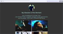 Desktop Screenshot of myobsessionofthemoment.tumblr.com