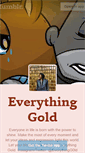 Mobile Screenshot of everything-gold.tumblr.com