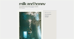 Desktop Screenshot of milkandhoneyhawaii.tumblr.com