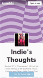 Mobile Screenshot of foreverindiee.tumblr.com