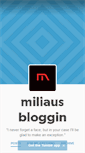 Mobile Screenshot of miliaus.tumblr.com