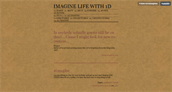 Desktop Screenshot of its1dimagines.tumblr.com