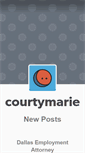 Mobile Screenshot of courtymarie.tumblr.com