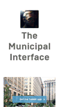 Mobile Screenshot of municipalinterface.tumblr.com