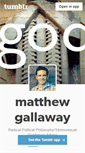 Mobile Screenshot of matthewgallaway.tumblr.com