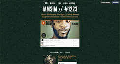 Desktop Screenshot of iamsim.tumblr.com