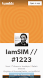Mobile Screenshot of iamsim.tumblr.com