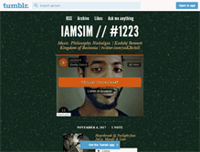 Tablet Screenshot of iamsim.tumblr.com
