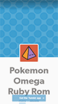 Mobile Screenshot of pokemon-omega-ruby-rom-download.tumblr.com