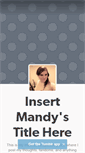 Mobile Screenshot of mandyelizabeth.tumblr.com