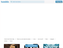 Tablet Screenshot of derrickdent.tumblr.com
