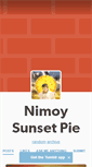 Mobile Screenshot of nimoysunsetpie.tumblr.com