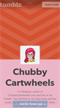 Mobile Screenshot of chubbycartwheels.tumblr.com