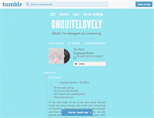 Tablet Screenshot of ohquitelovely.tumblr.com