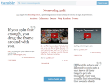Tablet Screenshot of neverendingaudit.tumblr.com