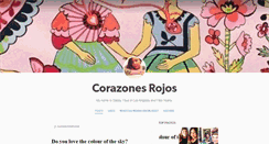 Desktop Screenshot of corazonesrojos.tumblr.com