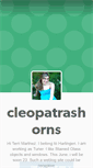 Mobile Screenshot of cleopatrashorns.tumblr.com