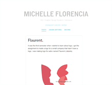 Tablet Screenshot of michelleflorencia.tumblr.com