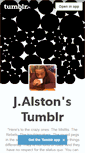 Mobile Screenshot of joeyalstonsays.tumblr.com