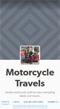 Mobile Screenshot of motorcycletravels.tumblr.com