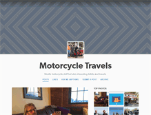 Tablet Screenshot of motorcycletravels.tumblr.com