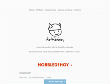 Tablet Screenshot of hobbledehoyrecords.tumblr.com