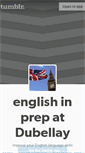 Mobile Screenshot of englishindubellay.tumblr.com