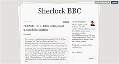 Desktop Screenshot of bbcsherlockftw.tumblr.com