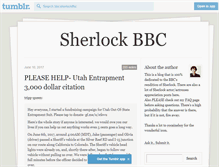 Tablet Screenshot of bbcsherlockftw.tumblr.com