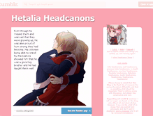 Tablet Screenshot of aph-headcanon.tumblr.com