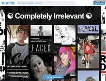 Tablet Screenshot of completely-irrelevant.tumblr.com