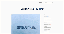 Desktop Screenshot of nickmiller.tumblr.com