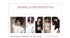 Desktop Screenshot of danipeazerstyle.tumblr.com