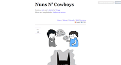 Desktop Screenshot of nunsncowboys.tumblr.com