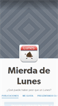 Mobile Screenshot of mierdadelunes.tumblr.com