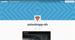 Desktop Screenshot of anisotropy-nh.tumblr.com