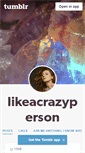 Mobile Screenshot of likeacrazyperson.tumblr.com